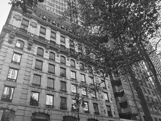 Obraz premium New York city buildings and skyscrapers. Urban life in a cosmopolitan ciry