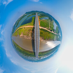 Wuhan city landmark skyline scenery