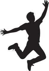 Person jumping
