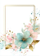 Wedding invitation frame design,