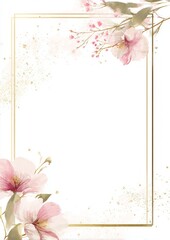 Wedding invitation frame design,