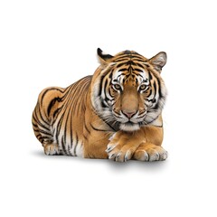 tiger isolated on white background