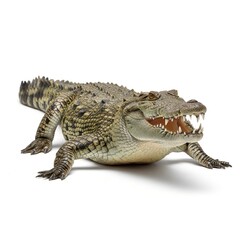 crocodile isolated on white