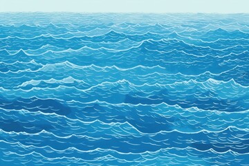 Fototapeta premium Blue sea backgrounds outdoors nature.