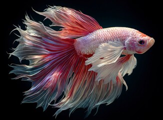 Fototapeta premium goldfish isolated on white background