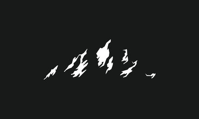 Mountain Negative Space Logo