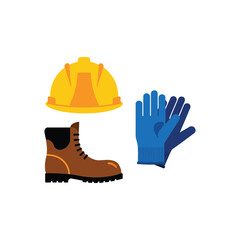 vector illustration of a construction worker