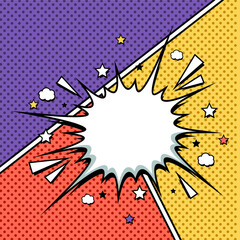 Comic style wallpaper or background