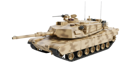 Military Tank transparent bg, cutout PNG