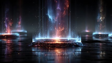 Beautiful cosmic energy vortex in universe high resolution picture