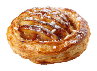 Baking delicious apple pastries bakery food cozy isolated on transparent background