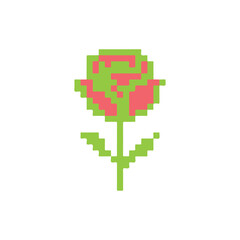 pixelate rose logo