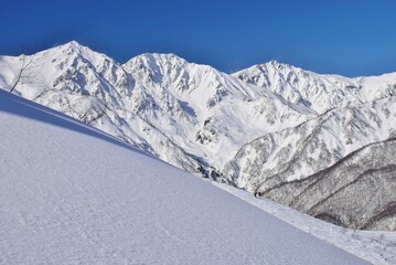 Winter scenery in Hakuba Valley