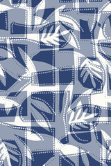 texture design leaves floral pattern
