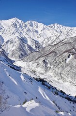 Winter scenery in Hakuba Valley