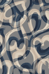 heart seamless  pattern multicolor texture