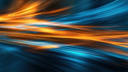 streak. Abstract motion blur with vibrant color streaks, conveying dynamic energy against a dark, softly glowing background. public awareness campaigns.