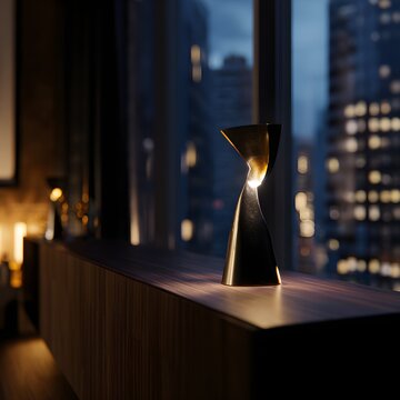 Luz urbana nocturna