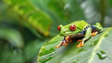 Nature&rsquo;s Small Wildlife: Colorful Frogs/Toads, Leaf-Grass Backdrops & Macro Eye Closeups