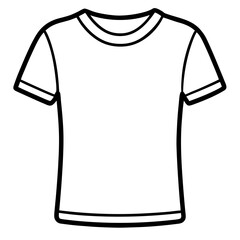 T-shirt mocap icon line airt vector outline Illustrations on white background.