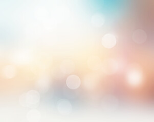 Abstract color background blur with bokeh