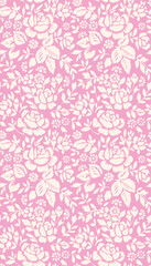 Vector damask seamless pattern background. Classical luxury old fashioned damask ornament, royal victorian seamless texture for wallpapers, textile, wrapping. Exquisite floral baroque template