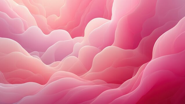 Dreamy abstract pink waves on a soft background, ideal for cosmetic branding, elegant invitations, or beauty product marketing