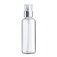 Professional Clear Plastic Spray Bottle with Silver Cap for Liquids