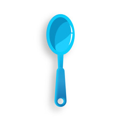 Blue Cooking Spoon Icon