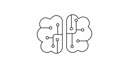 Artificial Intelligence and Machine Learning Illustration – Data Processing, Neural Networks, Predictive Analytics, Automation Technology, and Algorithmic Computing Concept Design