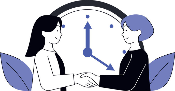 time management icons, clock doodle vector, planner doodles, meeting cartoon illustration, schedule management doodles, productivity cartoon icons, business time doodles, punctuality doodle pack, remi