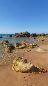 Seascape view from the north of Tunisia