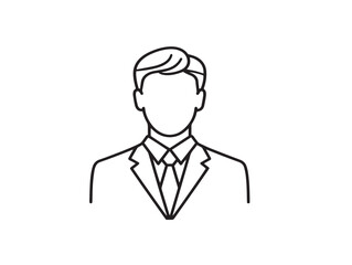 Minimalist business icon showcasing innovative professional concepts