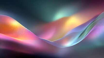 Abstract colorful flowing wave design digital art high resolution picture