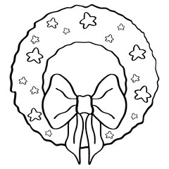 Merry Christmas element, icon, sign or coloring and more.