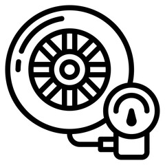 Tire Air Pressure Icon © Zidhan Naovaldy 