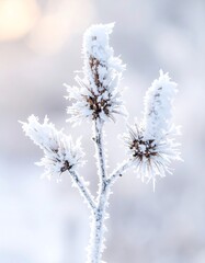 Close-up of frosted plant