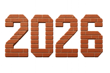  2026 in Brick Wall Style: Year 2026