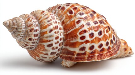 Ornate seashell closeup