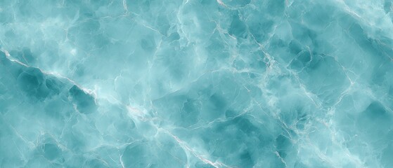 Obraz premium Seamless turquoise background, marble texture, tileable pattern, natural stone, mint green premium branding background, white veins - elegant, premium & luxurious aesthetic.