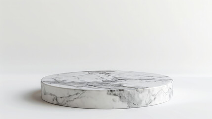marble, podium, white, background, backdrop, object photo, stone, texture, material, natural, gray, veins, mineral, empty space, blank, pedestal