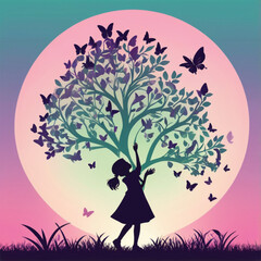 "11 October &ndash; International Day of the Girl Child | Vector Illustration for Empowerment, Diversity, and Women&rsquo;s Rights Awareness Campaign Design