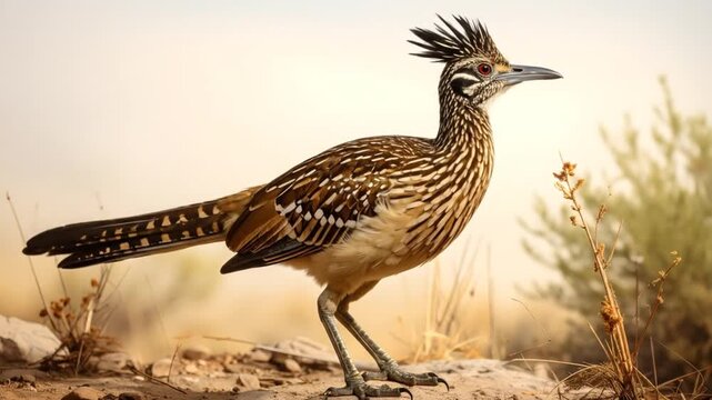 Stunning Desert Greater Roadrunner in Natural Habitat