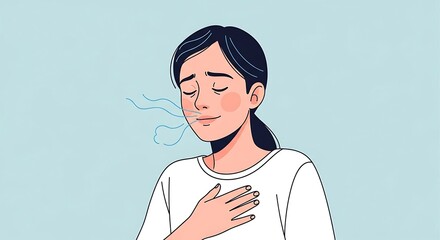 Serene Woman Meditating.