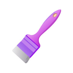 Purple Paint Brush Icon