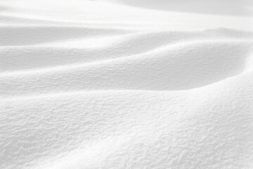 Obraz premium White snow texture background smooth landscape.