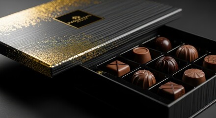 Elegant Assortment of Gourmet Chocolate Pralines