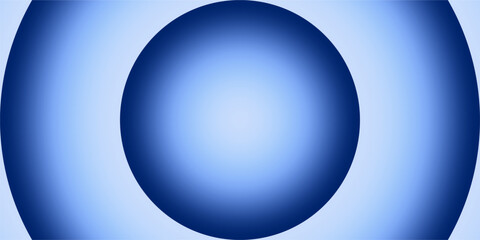 Abstract blue spheres and circles create a modern background design with gradient effects.