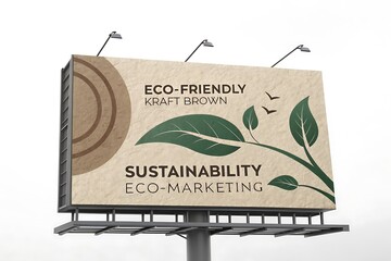 Billboard advertising eco friendly products and sustainability marketing