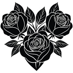  silhouette on white background